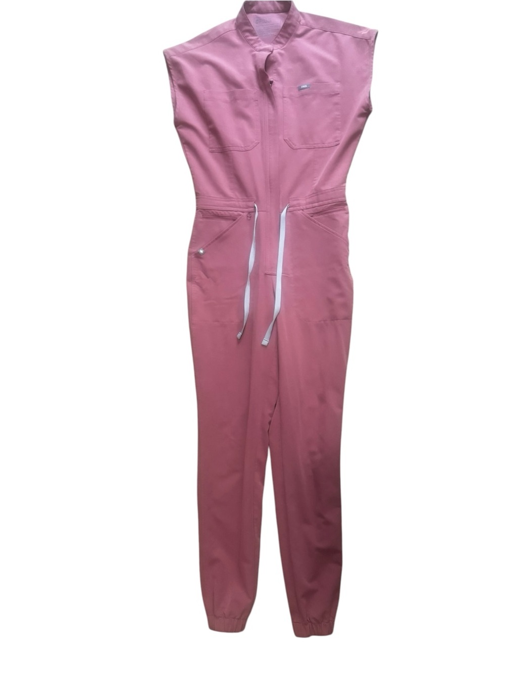 FIGS Rafaela Cargo Jumpsuit Mauve XS Regular One-Piece Scrub Jumpsuit